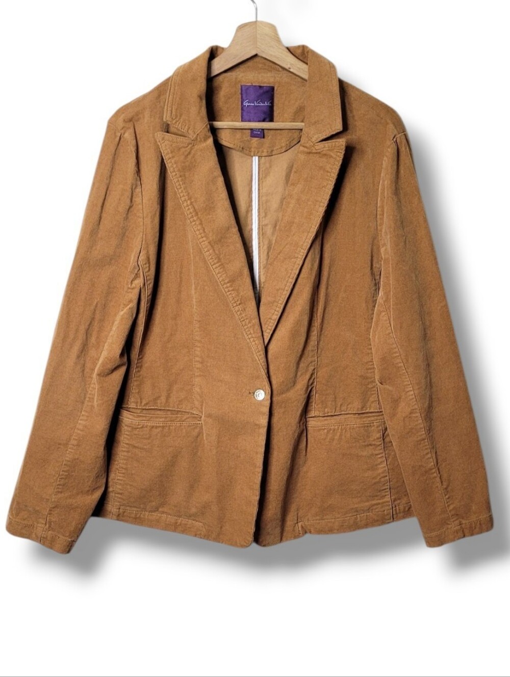 Gloria Vanderbilt Corduroy Blazer Jacket